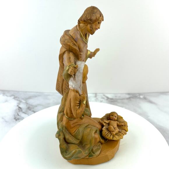 Fontanini Jesus, Mary and Joseph Figurine by Roman Fontanini Heirloom Nativity - Picture 8 of 11